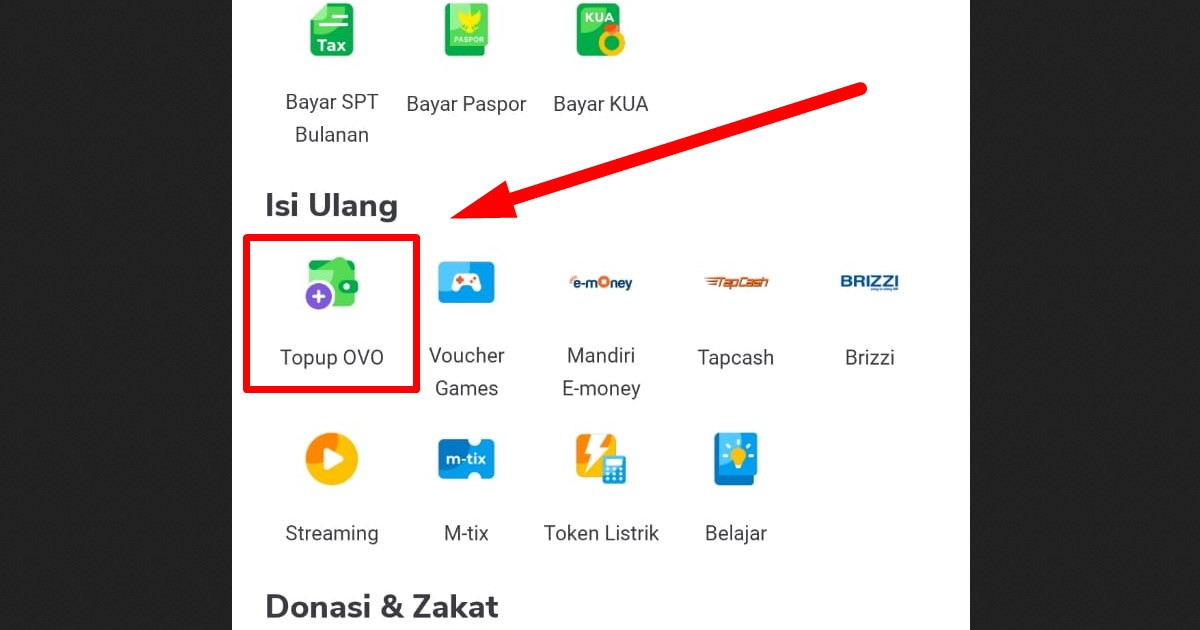 Cara top up OVO Tokopedia yang mudah dan cepat - melalui aplikasi