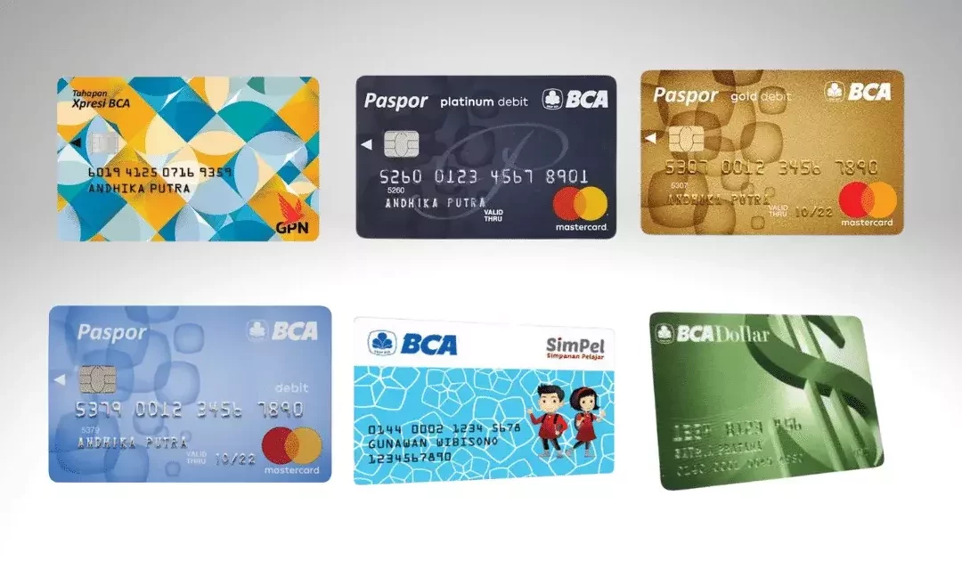ATM BCA: 8 Jenis Kartu, Biaya serta Fiturnya!!