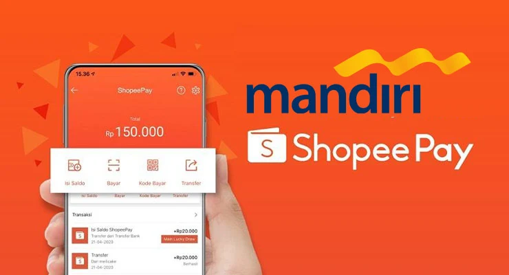 Isi ShopeePay via M-Banking dan E-Banking Bank Mandiri