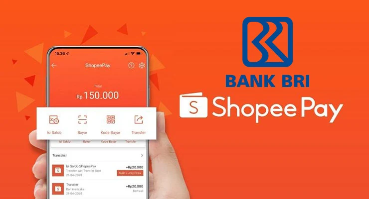 Isi ShopeePay via M-Banking dan I-Banking BRI
