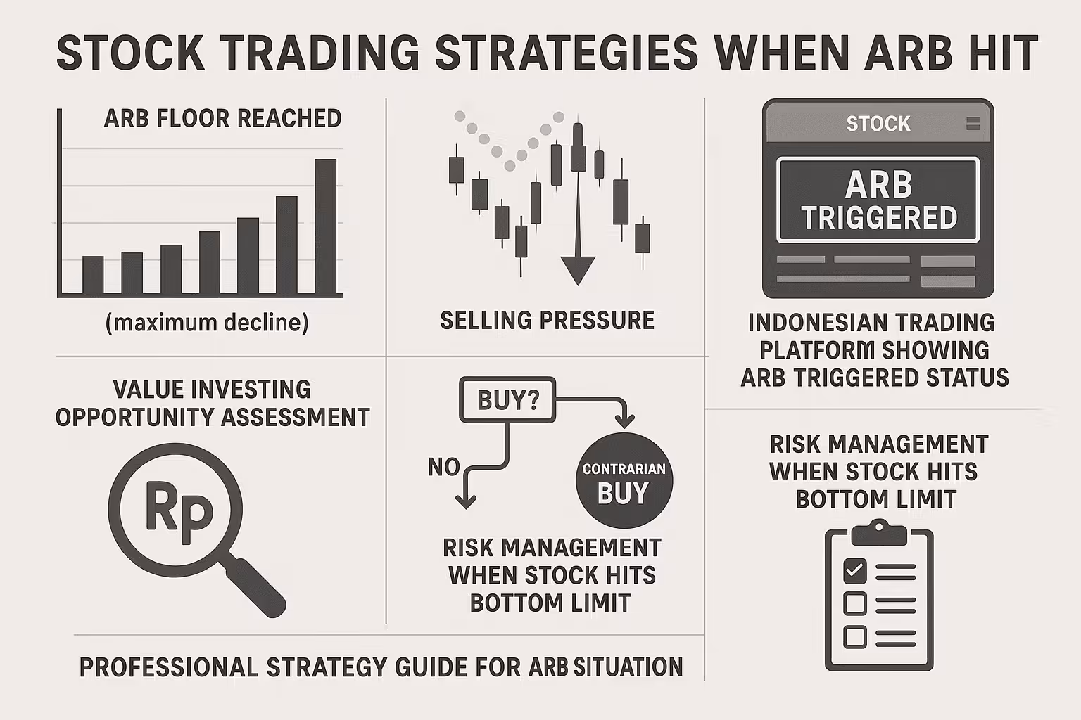 Strategi trading saat ARB aktif - skenario batas bawah hit dan keputusan trading